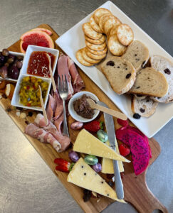 Gourmet local produce platter for 2 people at Jester Hill Wines