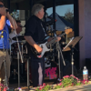 Live band performing on stage at Jester Hill Wines during Granite Rockin Blues event.
